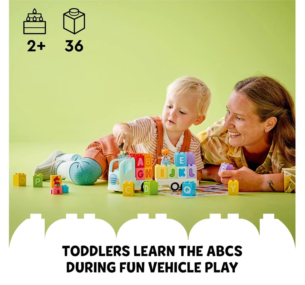 LEGO Duplo Town Alphabet Truck Toy 10421 Multicolour For Kids Ages 2Y+ ( 36 Pieces)