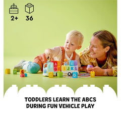 LEGO Duplo Town Alphabet Truck Toy 10421 Multicolour For Kids Ages 2Y+ ( 36 Pieces)