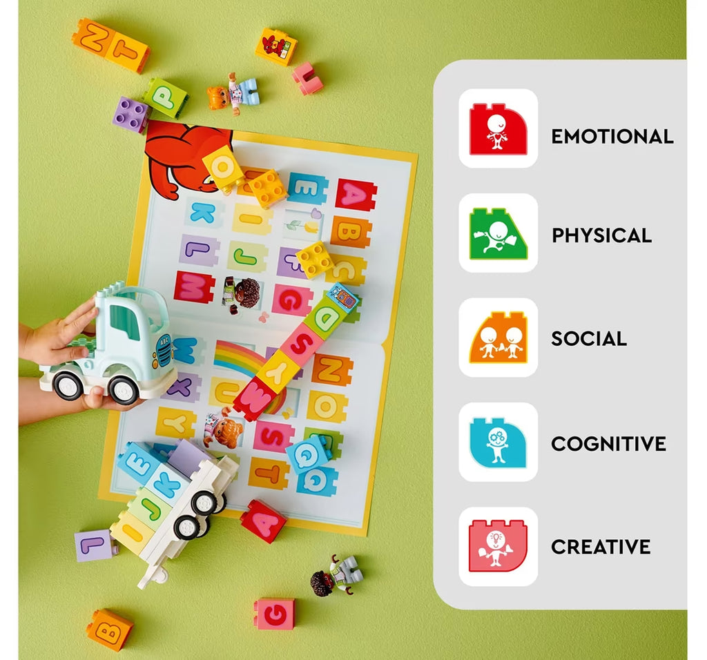 LEGO Duplo Town Alphabet Truck Toy 10421 Multicolour For Kids Ages 2Y+ ( 36 Pieces)