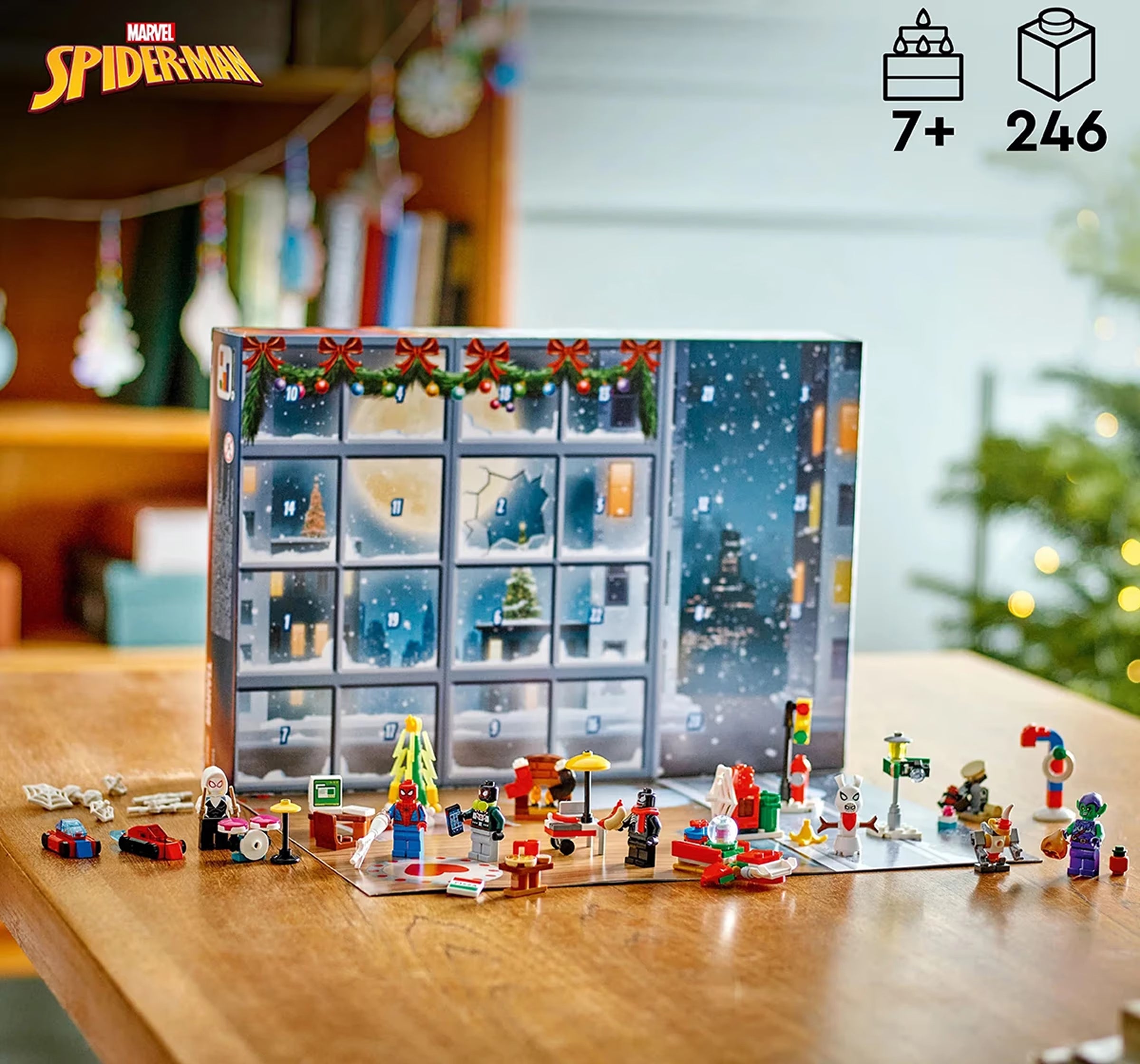 LEGO Marvel Spider-Man 2024 Advent Calendar 76293 (246 Pieces)