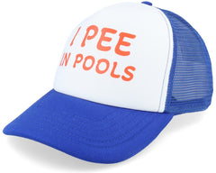 I Pee In Pools Foam Royal/White Trucker - Iconic