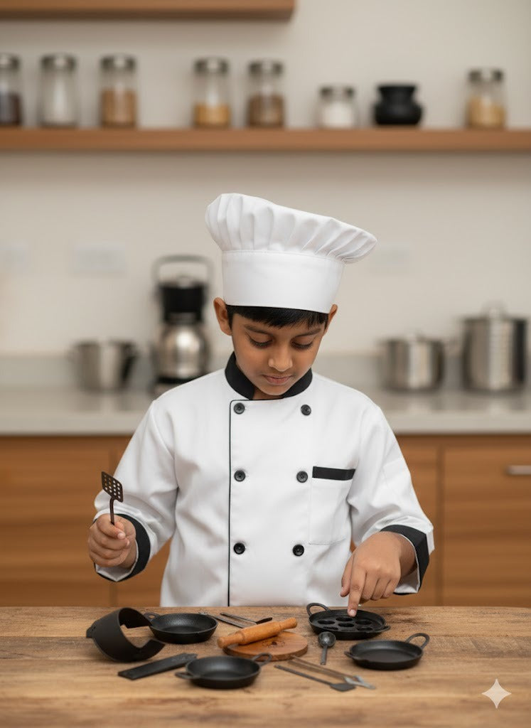 Kids Mini Iron Kitchen Set
