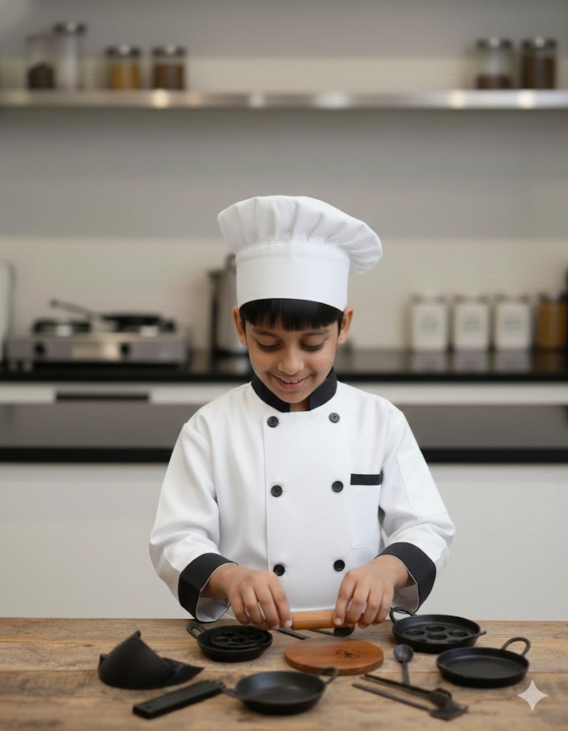 Kids Mini Iron Kitchen Set