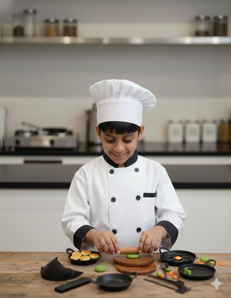 Kids Mini Iron Kitchen Set
