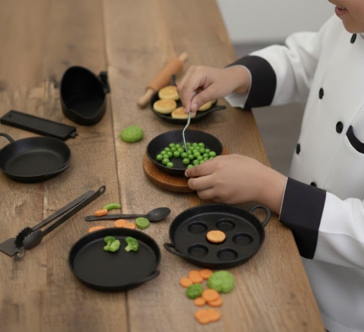 Kids Mini Iron Kitchen Set