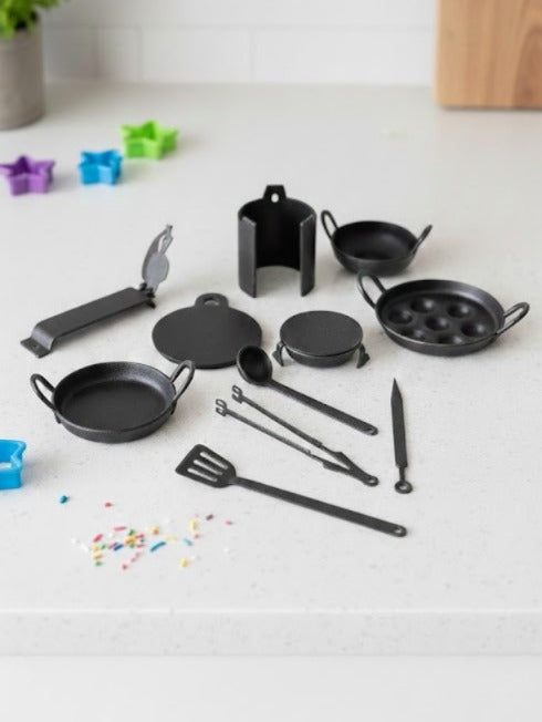 Kids Mini Iron Kitchen Set